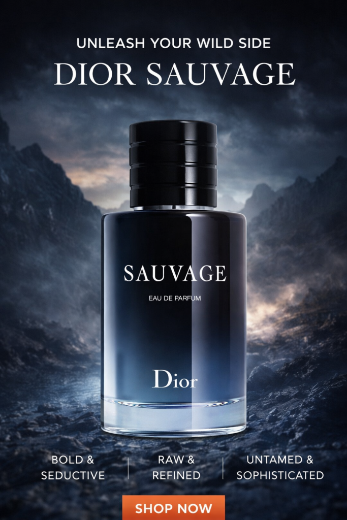 Dior Sauvage in dramatic light